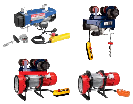 Elektrikli Mini Halatlı Vinçler